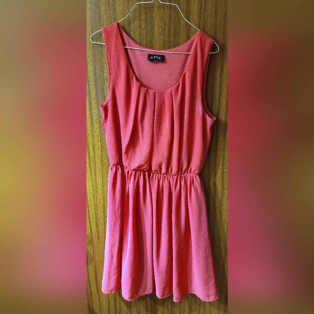 Hot pink sundress